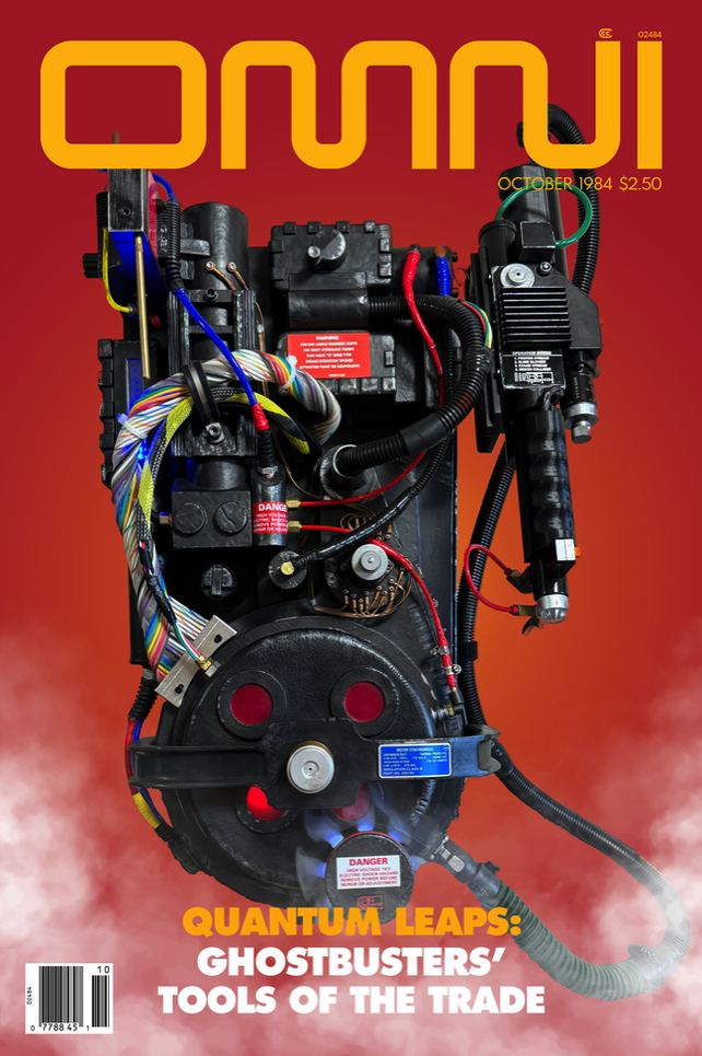 My Proton Pack on the Omni Magazine Cover